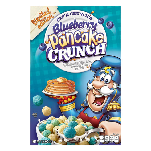Quaker Cap'n Crunch Blueberry Pancake Crunch Cereal 288g