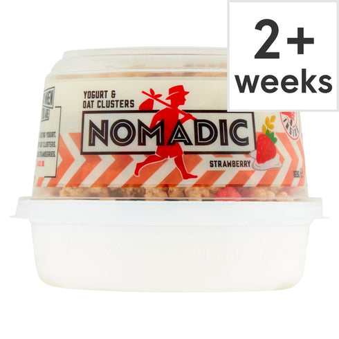 Nomadic Yogurt & Oat Clusters Strawberry 169g
