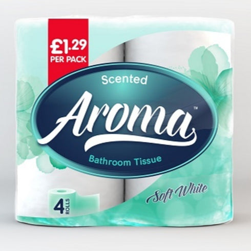 Aroma Bathroom Tissue 4 Pack