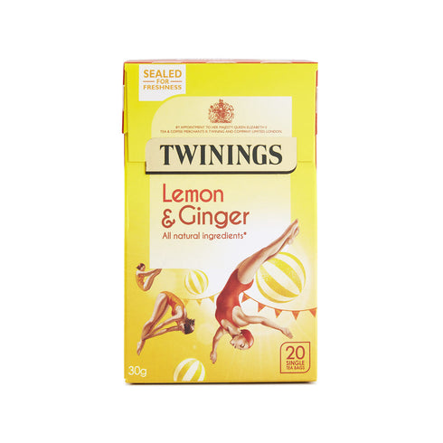 Twinings Lemon & Ginger Teabags x 20