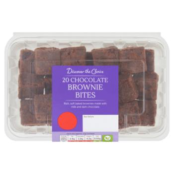 Discover the Choice 20 Chocolate Brownie Bites