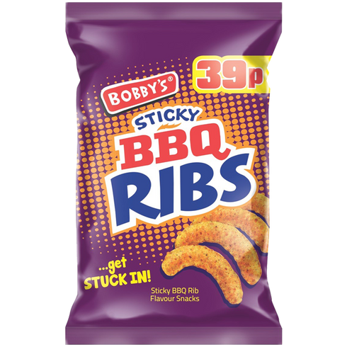 Bobbys Sticky BBQ Rib 70g