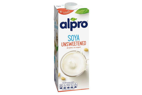 Alpro Unsweetened UHT Soya Milk Alternative 1L