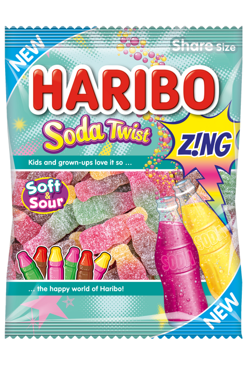 Haribo Soda Twist Zing 160g