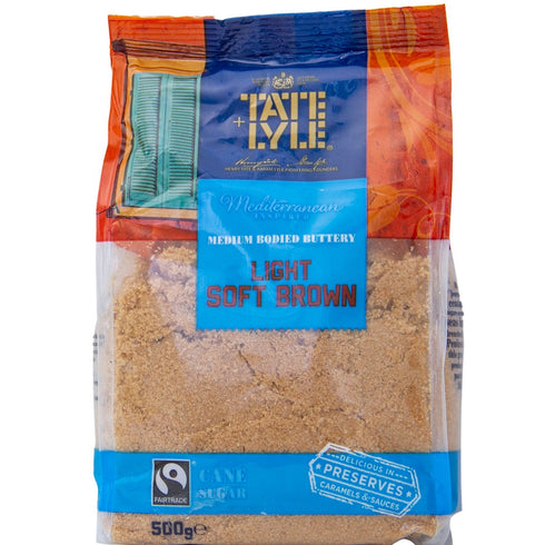 Tate & Lyle Mediterranean Inspired Light Soft Brown Cane Sugar 500g
