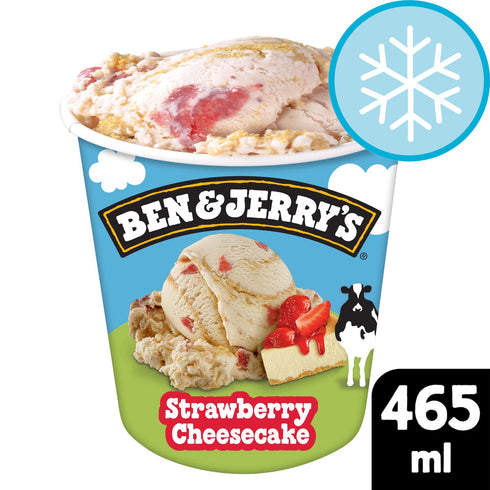 Ben & Jerry's Strawberry Cheesecake Ice Cream 465ml