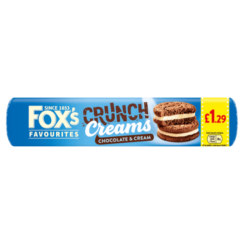 Fox's Favourites Crunch Creams Chocolate & Cream 200g