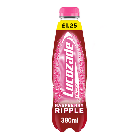 Lucozade Energy Raspberry Ripple 380ml