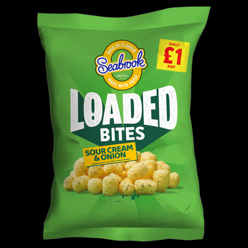 Seabrook Loaded Bites Sour Cream