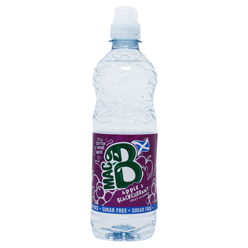 Mac B Sugar Free Still Apple & Blackcurrant Fruit Flavoured Scottish Spring Water 500ml