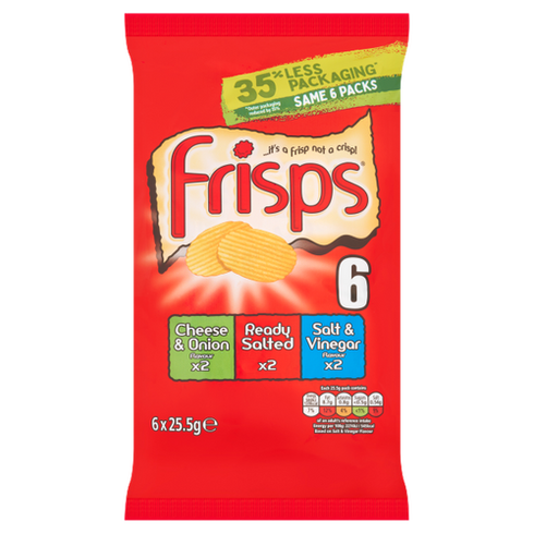 Frisps Variety Pack 6 x 25.5g