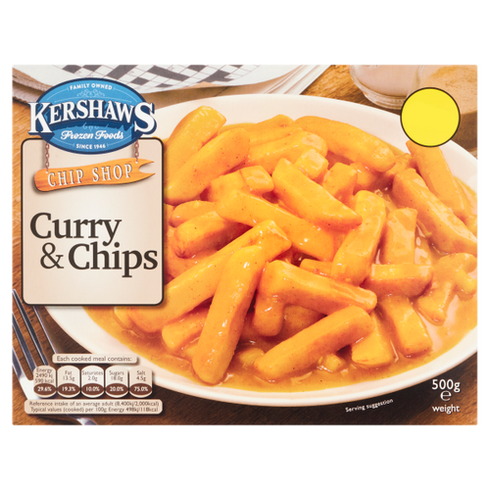 Kershaws Chip Shop Curry & Chips 500g