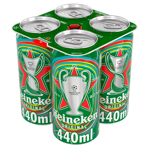 Heineken Lager Beer 4 x 440ml