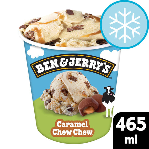 Ben & Jerrys Caramel Chew Chew 465ML