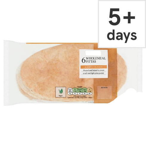 Large Wholemeal Pitta Bread