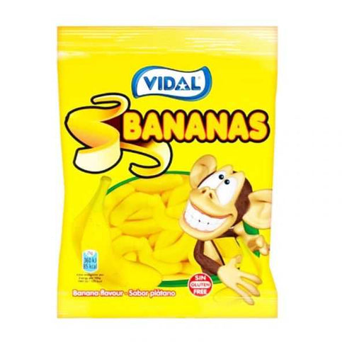Vidal Jelly Bananas 100g