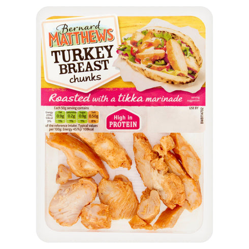 Bernard Matthews Tikka Turkey Breast Chunks 90g
