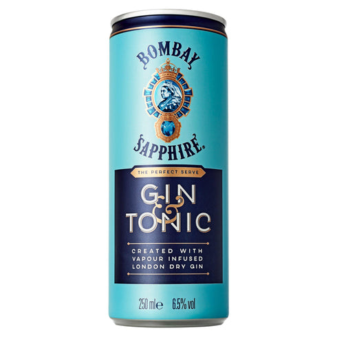 Bombay Sapphire Gin & Tonic 250ml