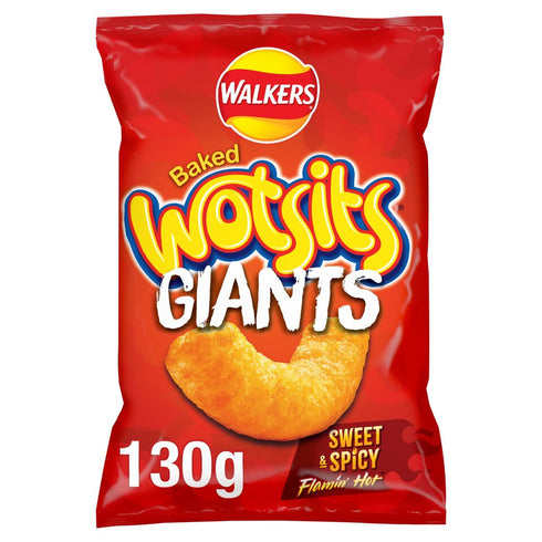 Walkers Wotsits Giants Flamin' Hot 130g