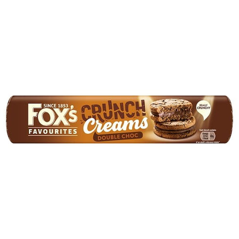 Fox's Favourites Crunch Creams Double Choc 200g