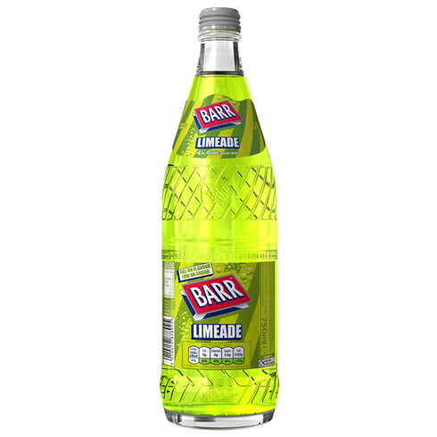Barrs Limeade Glass Bottle 750ml