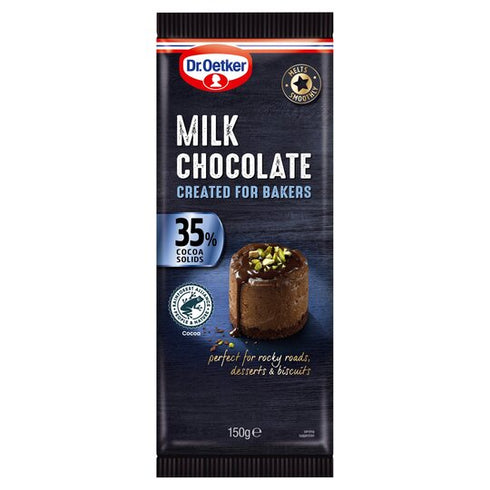 Dr. Oetker Fine Cooks Milk Chocolate 150g