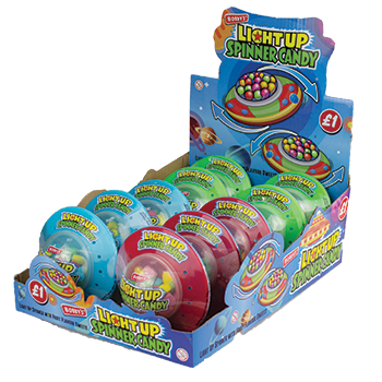Bobbys Light Up Spinner Candy