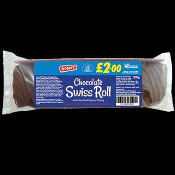Bobbys Chocolate Swiss Roll 300g