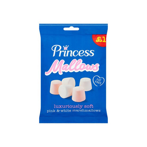 Princess Mallows Pink & White Marshmallows 150g