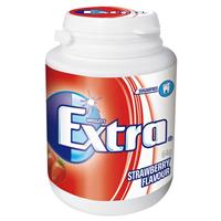 Extra Strawberry Flavour Sugar Free Chewing Gum Bottle 46 Pieces