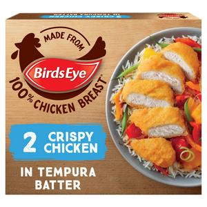 Birds Eye Crispy Chicken in Tempura Batter 2 Pack 170g
