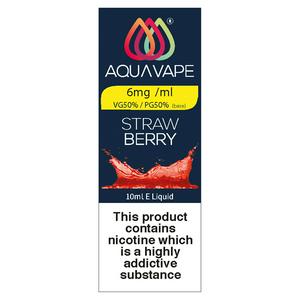 Aquavape Strawberry Delight E-Liquid 6mg