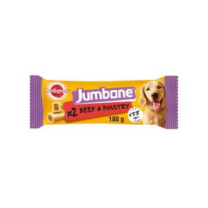 Pedigree Jumbone Adult Medium Dog Treat with Beef & Poultry 2 Chews 180g