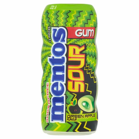 Mentos Sour Gum Green Apple 30g