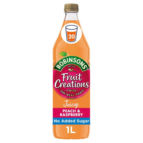 Robinsons Fruit Creations Peach & Raspberry Squash 1L