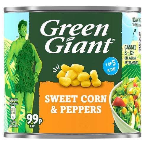Green Giant Sweet Corn & Peppers 340g