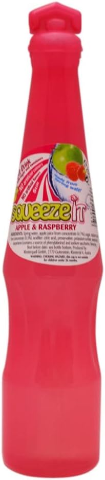 Squeeze It Apple & Raspberry 4 x 200ml