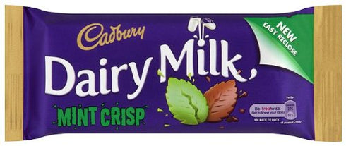 Cadbury Dairy Milk Mint Crisp Chocolate Bar 54g