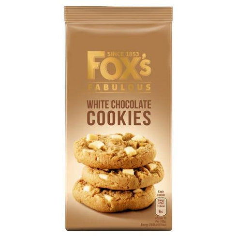 Fox Fabulous White Chocolate Cookies 180g