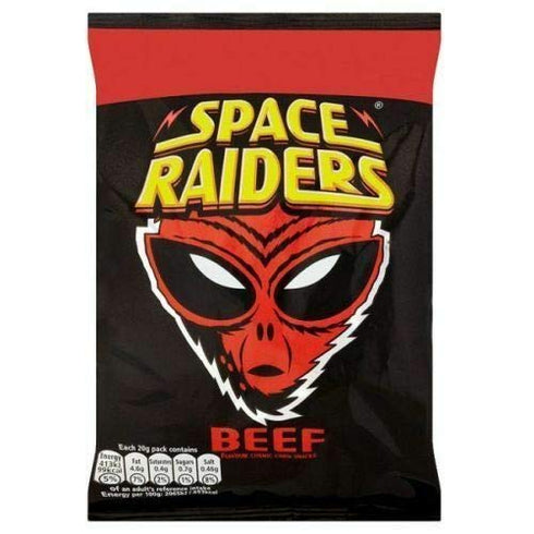 Space Raiders Beef Crisps 25g