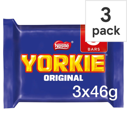 Yorkie Milk Chocolate Multipack 46g 3 Pack
