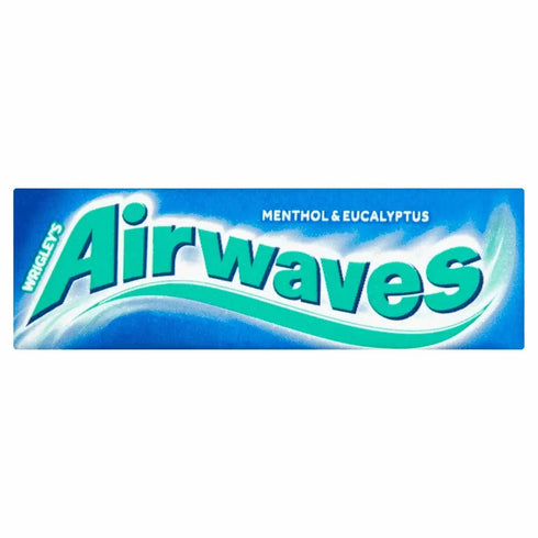Airwaves Menthol & Eucalyptus Flavour Sugar Free Chewing Gum 14g
