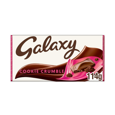 Galaxy Cookie Crumble Chocolate Bar 114g