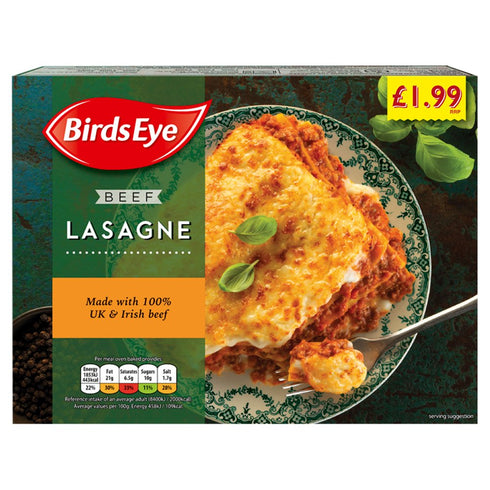 Birds Eye Beef Lasagne 400g