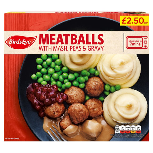 Birds Eye Meatballs Mash 400g