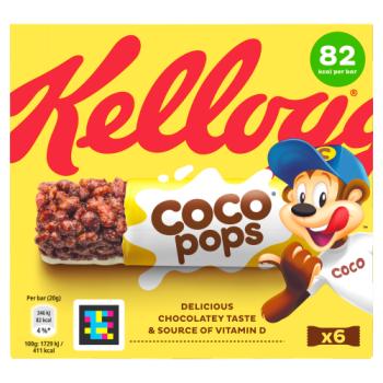 Kelloggs Coco Pops Bars 6 x 120g