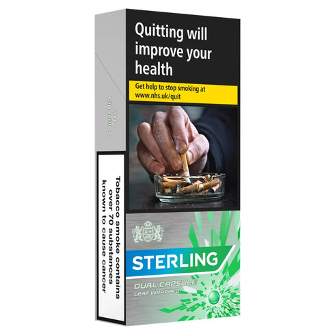 Sterling 10 Dual Capsule Leaf Wrapped