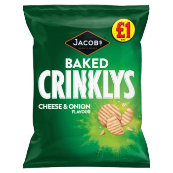 Crinkleys Cheese & Onion 105g