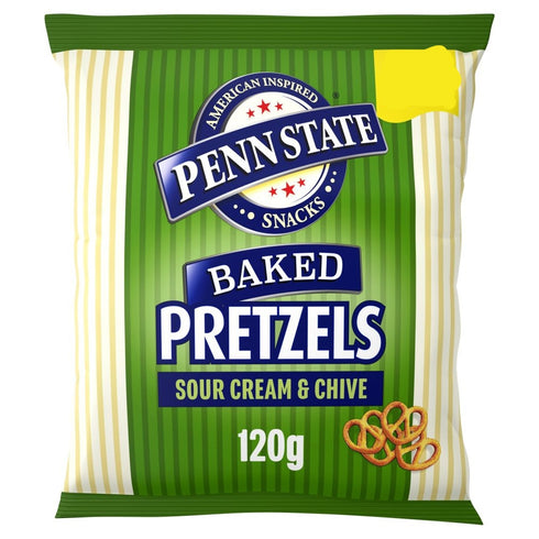 Penn State Sour Cream & Chive Pretzels 120g