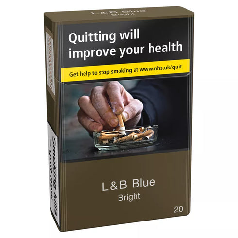 L&B Blue Bright Air Filter 20 Cigarettes